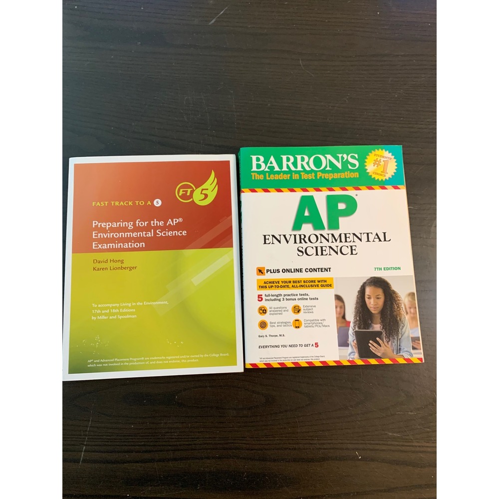 Barron's AP Environmental Science 7th Edition and Fast Track to a‎ 5 Study Guide